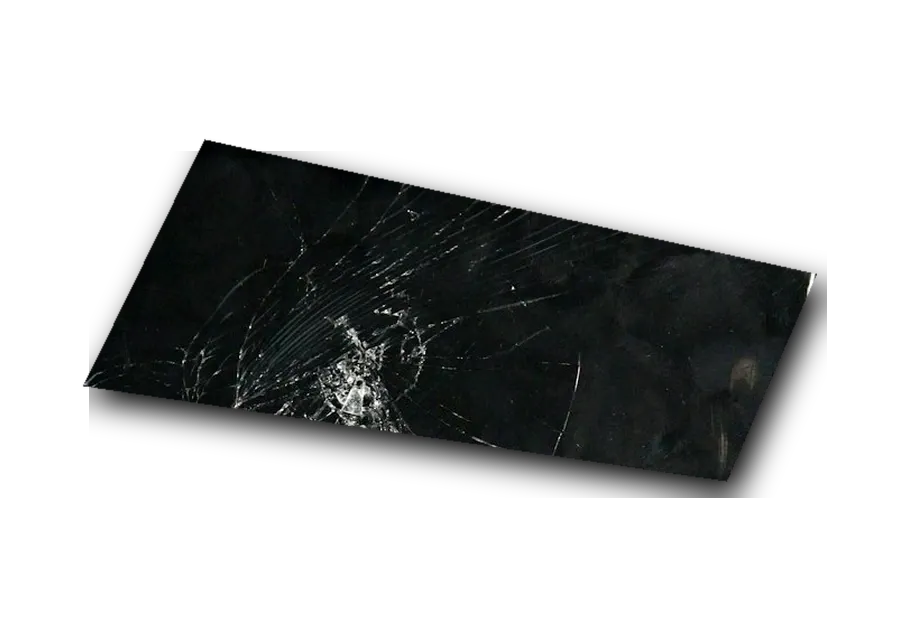 Disassembled phone display and internal parts arranged for screen repair